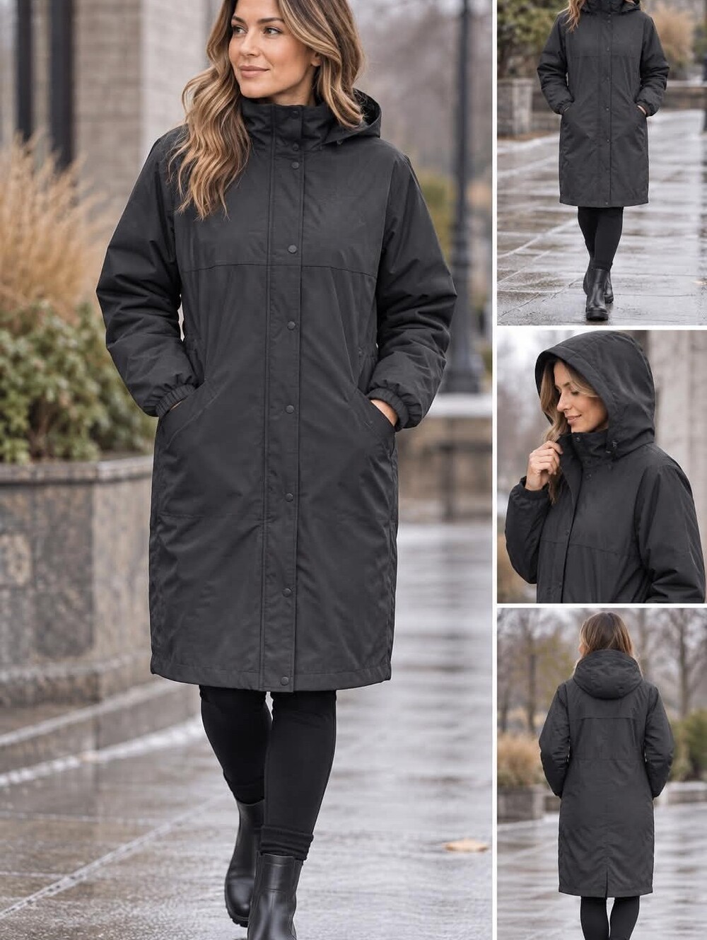 The North Face Hooded Pea Coat